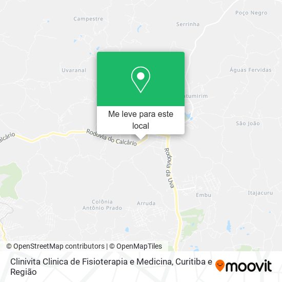 Clinivita Clinica de Fisioterapia e Medicina mapa