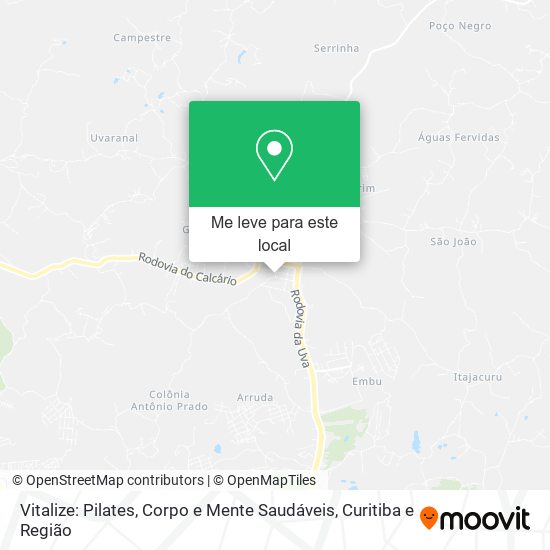 Vitalize: Pilates, Corpo e Mente Saudáveis mapa