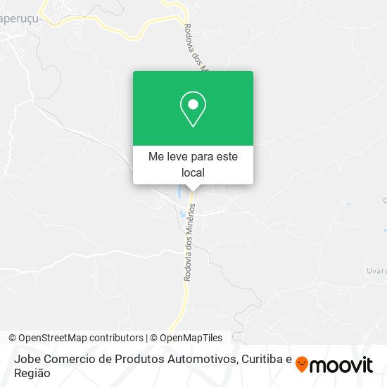 Jobe Comercio de Produtos Automotivos mapa