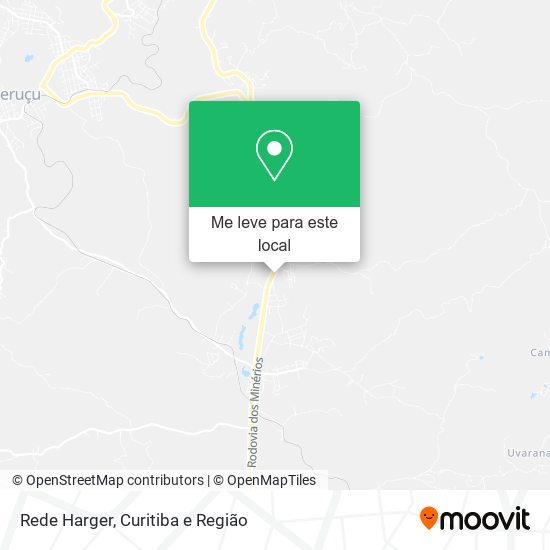 Rede Harger mapa