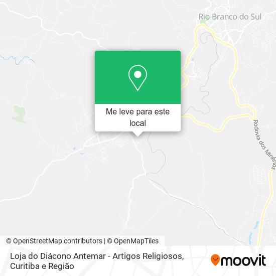 Loja do Diácono Antemar - Artigos Religiosos mapa