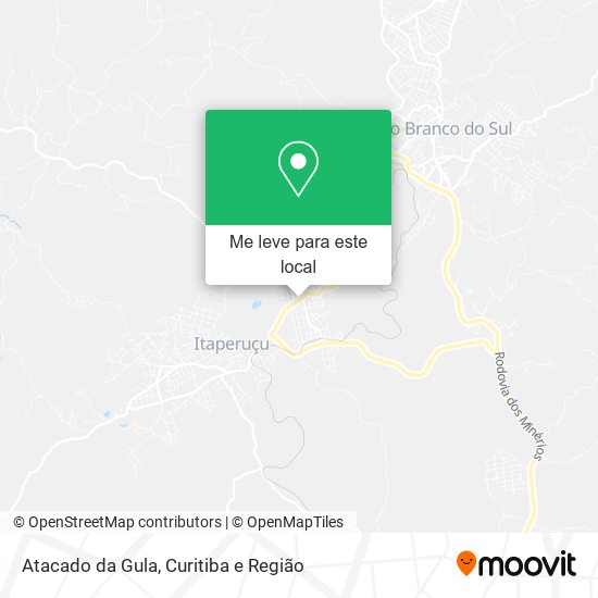 Atacado da Gula mapa