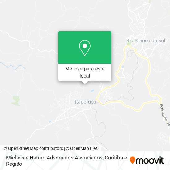 Michels e Hatum Advogados Associados mapa