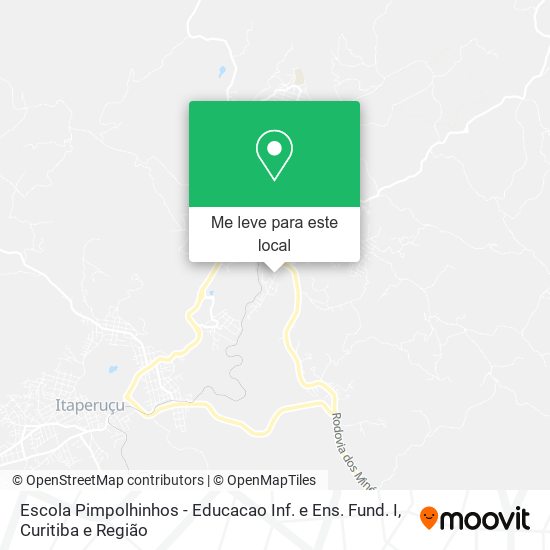 Escola Pimpolhinhos - Educacao Inf. e Ens. Fund. I mapa