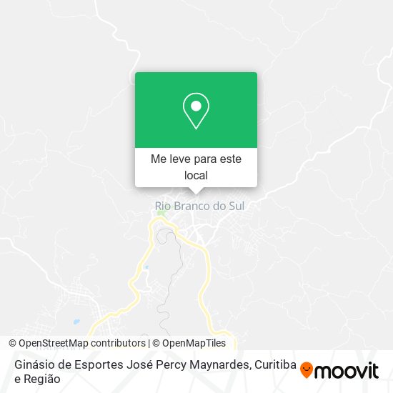 Ginásio de Esportes José Percy Maynardes mapa