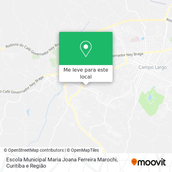 Escola Municipal Maria Joana Ferreira Marochi mapa