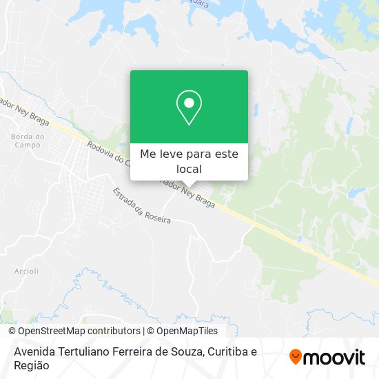 Avenida Tertuliano Ferreira de Souza mapa