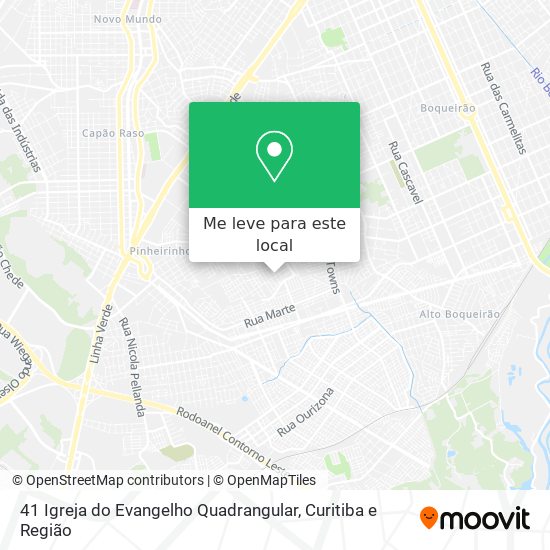 41 Igreja do Evangelho Quadrangular mapa