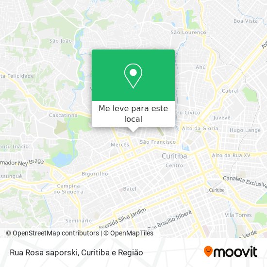 Rua Rosa saporski mapa