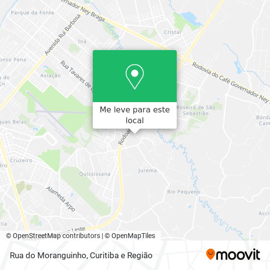 Rua do Moranguinho mapa