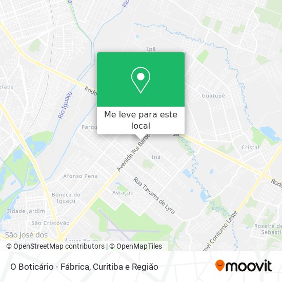 O Boticário - Fábrica mapa