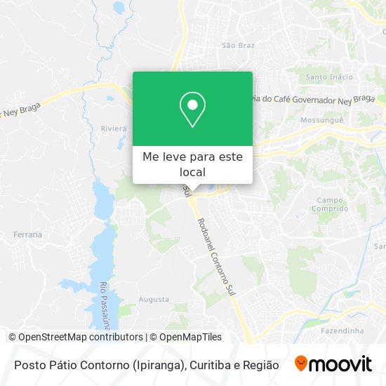 Posto Pátio Contorno (Ipiranga) mapa