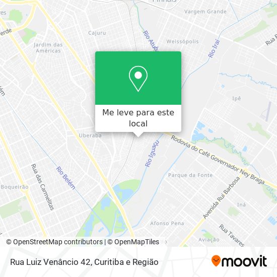 Rua Luiz Venâncio 42 mapa