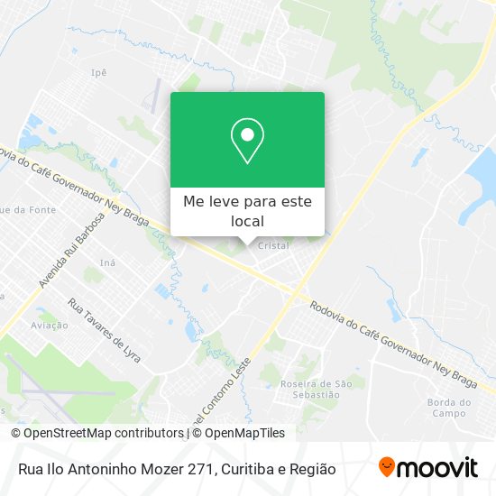 Rua Ilo Antoninho Mozer 271 mapa