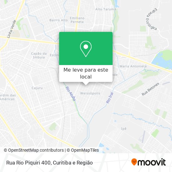 Rua Rio Piquiri 400 mapa