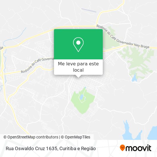 Rua Oswaldo Cruz 1635 mapa