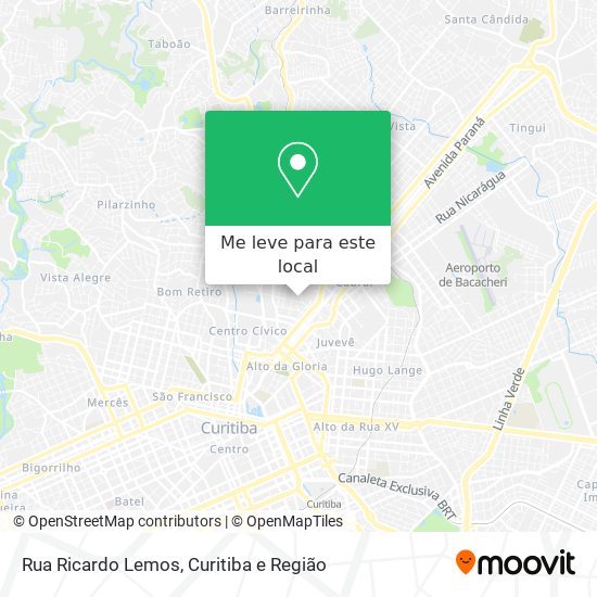 Rua Ricardo Lemos mapa