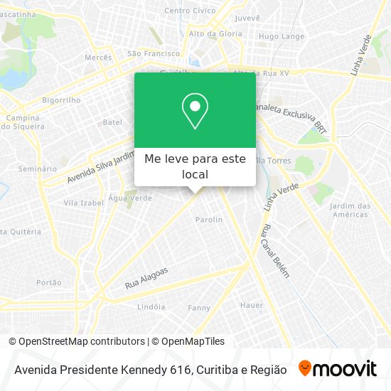 Avenida Presidente Kennedy 616 mapa