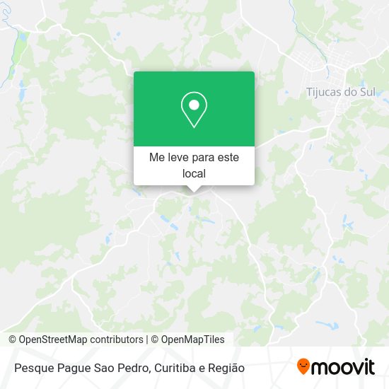 Pesque Pague Sao Pedro mapa