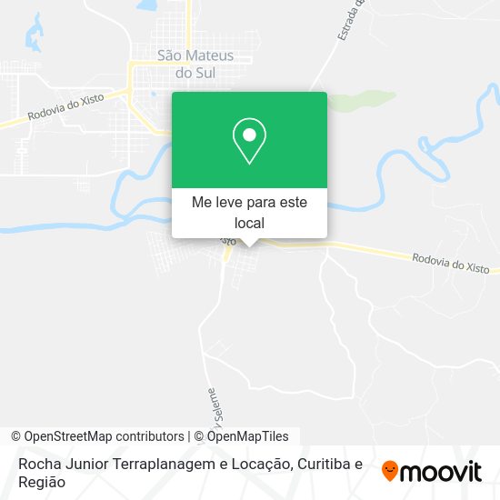 Rocha Junior Terraplanagem e Locação mapa