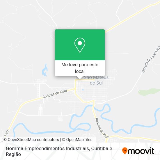 Gomma Empreendimentos Industriais mapa