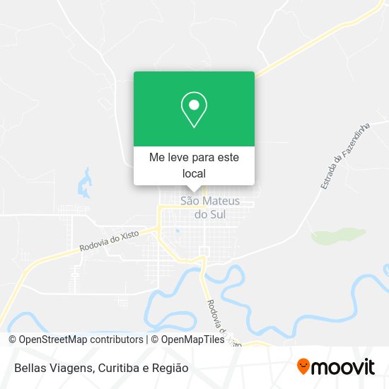 Bellas Viagens mapa