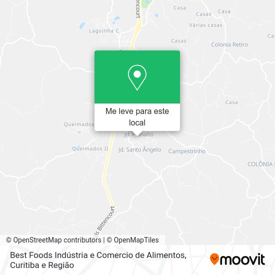 Best Foods Indústria e Comercio de Alimentos mapa