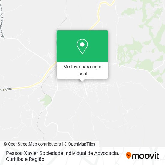 Pessoa Xavier Sociedade Individual de Advocacia mapa