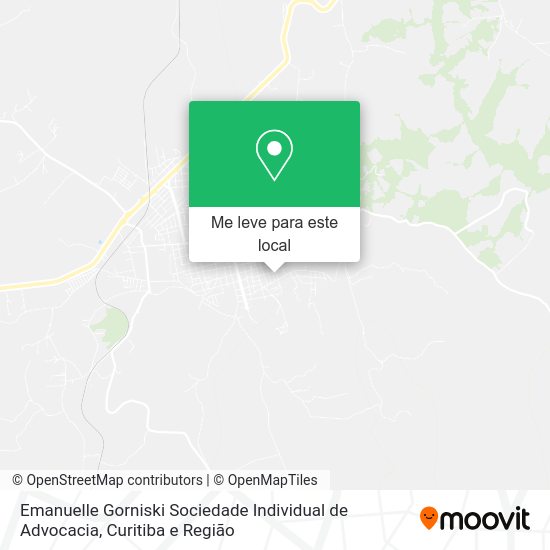 Emanuelle Gorniski Sociedade Individual de Advocacia mapa