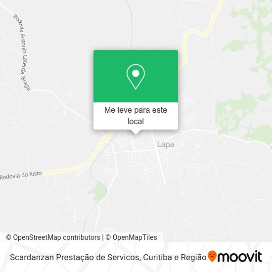Scardanzan Prestação de Servicos mapa