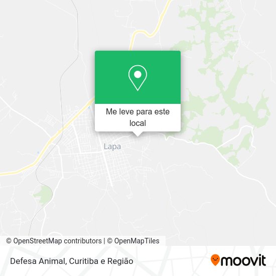 Defesa Animal mapa