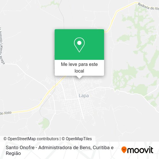 Santo Onofre - Administradora de Bens mapa
