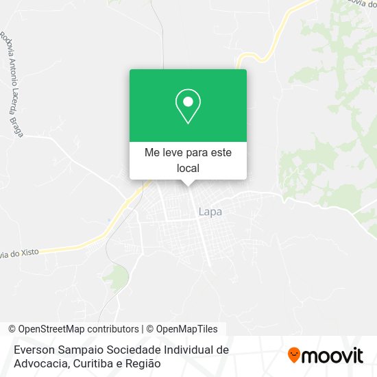 Everson Sampaio Sociedade Individual de Advocacia mapa