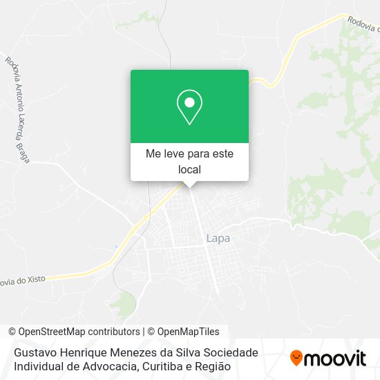 Gustavo Henrique Menezes da Silva Sociedade Individual de Advocacia mapa