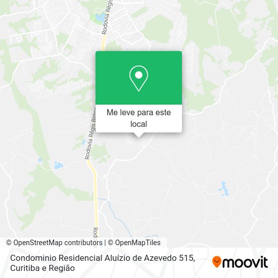 Condominio Residencial Aluízio de Azevedo 515 mapa
