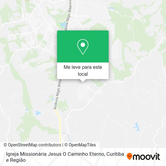 Igreja Missionária Jesus O Caminho Eterno mapa