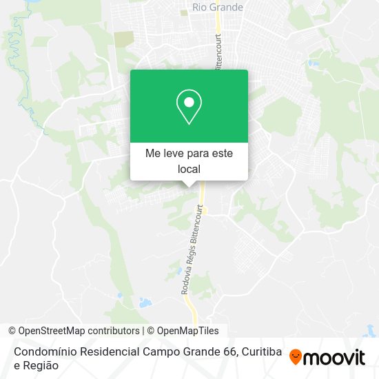 Condomínio Residencial Campo Grande 66 mapa