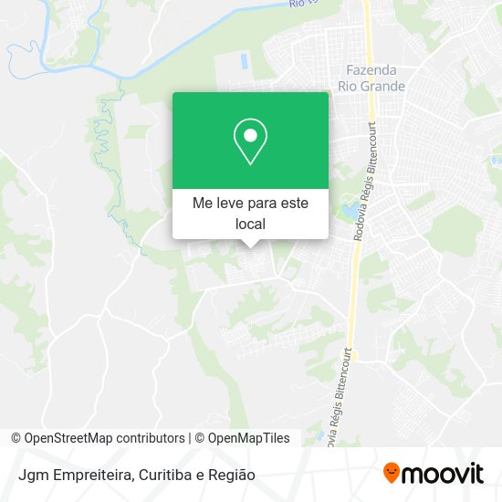 Jgm Empreiteira mapa