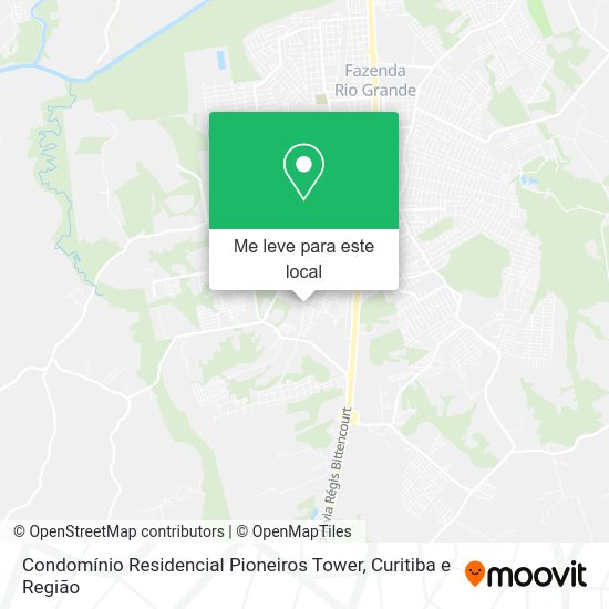 Condomínio Residencial Pioneiros Tower mapa
