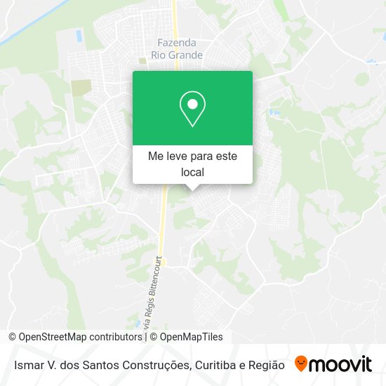 Ismar V. dos Santos Construções mapa