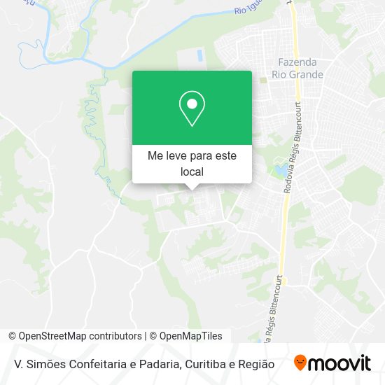 V. Simões Confeitaria e Padaria mapa