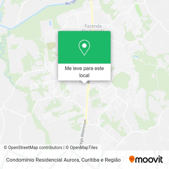 Condomínio Residencial Aurora mapa