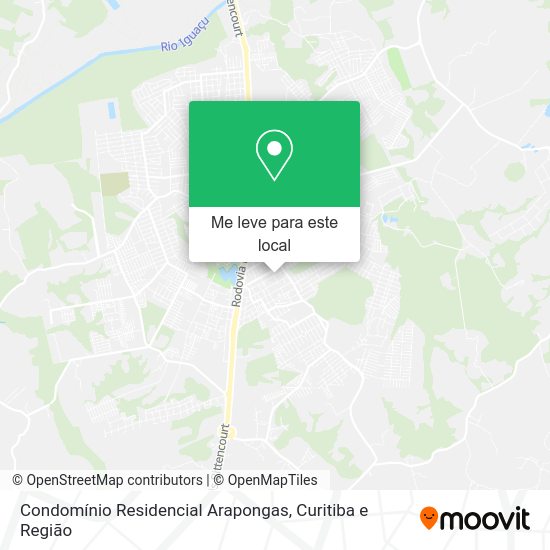 Condomínio Residencial Arapongas mapa