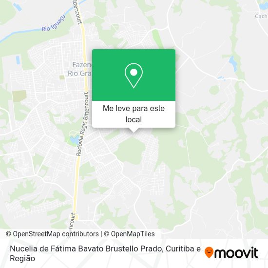 Nucelia de Fátima Bavato Brustello Prado mapa