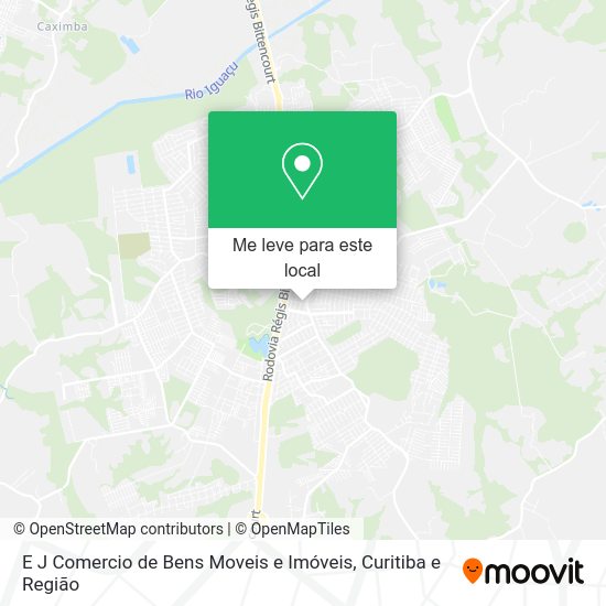 E J Comercio de Bens Moveis e Imóveis mapa