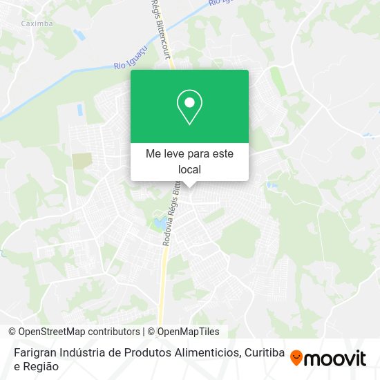 Farigran Indústria de Produtos Alimenticios mapa