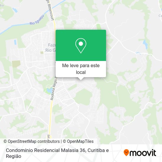 Condomínio Residencial Malasia 36 mapa