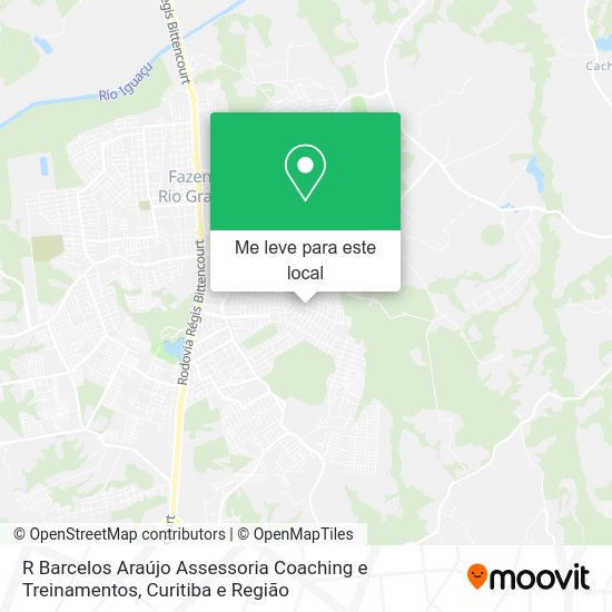R Barcelos Araújo Assessoria Coaching e Treinamentos mapa