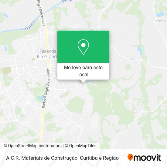 A.C.R. Materiais de Construção mapa