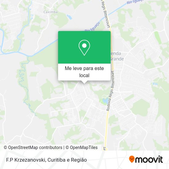 F.P Krzezanovski mapa